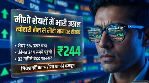 मीशो के ऑर्डर्स में 75% की भारी उछाल; जानिए शॉर्ट-टर्म बनाम लॉन्ग-टर्म नजरिया : Festive Season Stocks Alert