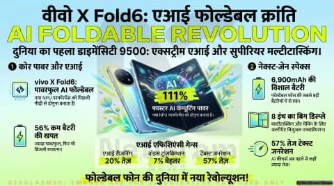 vivo X Fold6 में मिलेगा खास Dimensity 9500 Super Edition चिपसेट, AI और मल्टीटास्किंग पर कंपनी का बड़ा फोकस
