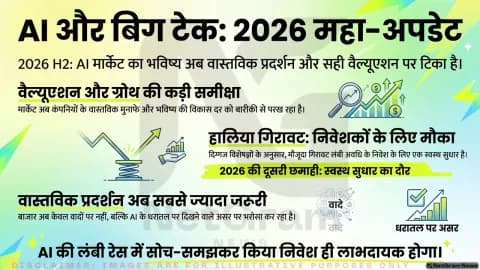 2026 की दूसरी छमाही में AI और बिग टेक पर बढ़ी बाजार की नजर, वैल्यूएशन और ग्रोथ पर तेज हुई बहस