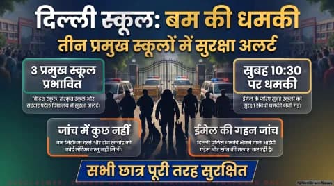 नई दिल्ली जिले के स्कूलों को धमकी भरे मेल; आईपी एड्रेस और वीपीएन की जांच में जुटी साइबर सेल : School Cyber Threat Updates