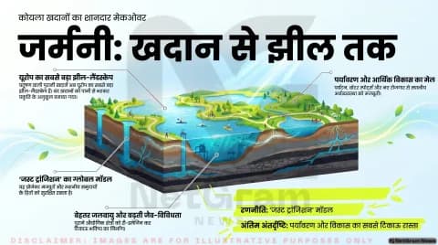 जर्मनी की अनोखी पहल: पुरानी कोयला खदानें बन रही हैं यूरोप का सबसे बड़ा झील लैंडस्केप