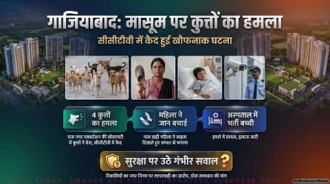 स्टार रामेश्वरम सोसायटी में बच्ची पर हमला, नगर निगम की विफलता और निवासियों का आक्रोश : Raj Nagar Extension Incident Live