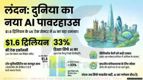 लंदन बना AI स्टार्टअप्स का बड़ा केंद्र, UK टेक सेक्टर की वैल्यू 1.6 ट्रिलियन डॉलर के करीब
