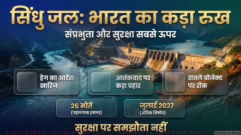 भारत ने खारिज किया हेग कोर्ट (PCA) का अंतरिम आदेश; तुरंत पढ़ें विदेश मंत्रालय का कड़ा रुख : Indus Waters Treaty Legal Alert