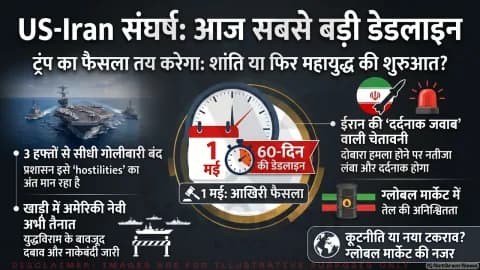 अमेरिका-ईरान तनाव 60 दिन से ज्यादा जारी, युद्धविराम की उम्मीदों को झटका