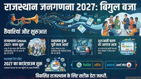 राजस्थान में जनगणना 2027 की तैयारी शुरू, आज