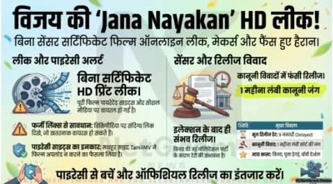 विजय की फिल्म ‘जना नायकन’ HD में लीक, सेंसर सर्टिफिकेट का अभी भी इंतजार