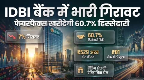 ₹529 अरब में IDBI बैंक का सौदा; जानिए RBI अप्रूवल और विनिवेश के अगले कदम : India's Biggest Banking FDI Tracker