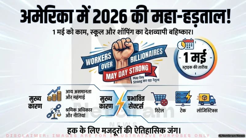 अमेरिका में मजदूर दिवस पर बड़ा आंदोलन, “Workers Over Billionaires” अभियान से बढ़ी हलचल