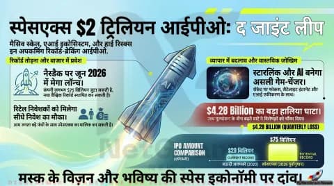 SpaceX का मेगा IPO: एलन मस्क की कंपनी रच सकती है इतिहास, 2 ट्रिलियन डॉलर वैल्यूएशन की तैयारी