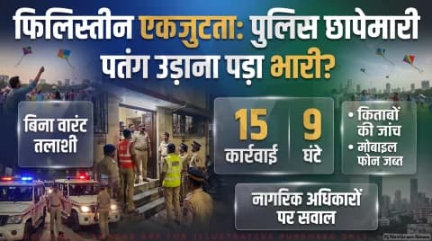 फिलिस्तीनी बच्चों के समर्थन में पतंग उड़ाने पर एक्टिविस्ट हर्षदा के घर तलाशी; समूह ने उठाए सवाल : Mumbai Police Action Alert