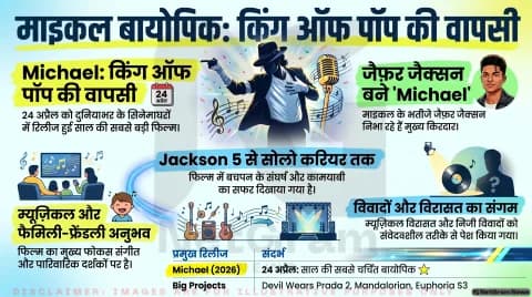 ‘Michael’ बायोपिक रिलीज: माइकल जैक्सन की जिंदगी फिर बड़े पर्दे पर