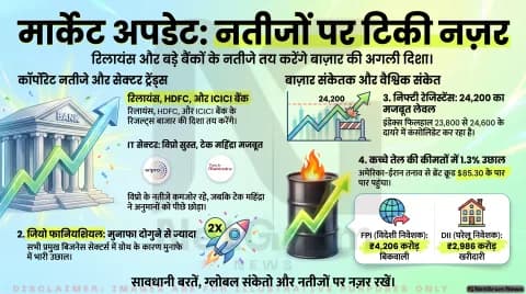 भारतीय शेयर बाजार में सपाट शुरुआत के आसार, दिग्गज कंपनियों के तिमाही नतीजों पर रहेगी निवेशकों की नजर