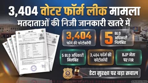 3,404 SIR फॉर्म मिलने के बाद 5 BLO निलंबित; तुरंत पढ़ें प्रशासन का एक्शन : Navi Mumbai Voter Data Breach Alert