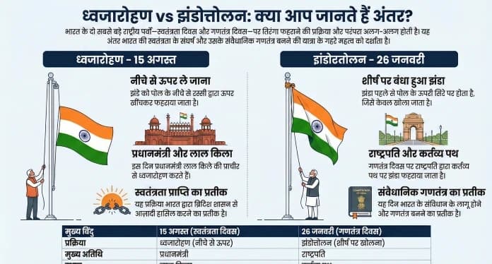 Republic Day: ध्वजारोहण और झंडोत्तोलन में क्या है बड़ा फर्क? 90% लोग नहीं जानते