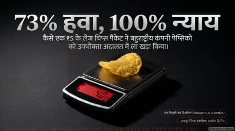 ग्राम के लेज चिप्स पैकेट में निकला सिर्फ 4 ग्राम माल: जयपुर उपभोक्ता आयोग ने पेप्सिको पर लगाया जुर्माना, हर्जाना देने का आदेश