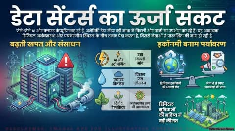 डेटा सेंटरों की बढ़ती खपत पर उठे सवाल, राजनेताओं से खुलकर जवाब देने की मांग