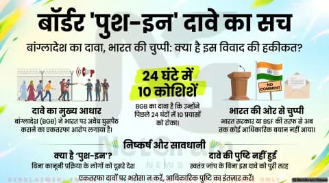 क्या भारत बॉर्डर पर ‘पुश-इन’ कर रहा है? जानिए दावे की पूरी सच्चाई