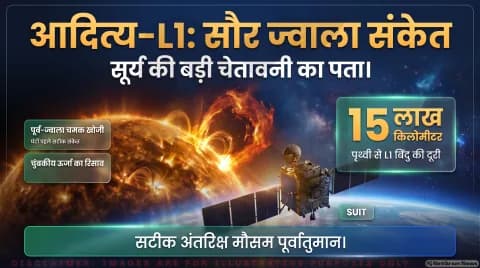 Space Weather Alert: सोलर फ्लेयर्स से पहले दिखने वाली UV चमक की पहचान; तुरंत पढ़ें Aditya-L1 की नई रिसर्च