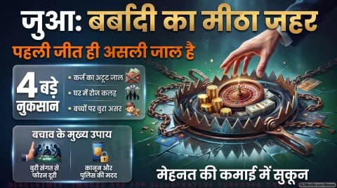 जुए की लत से परिवार को कैसे बचाएं? जानिए 4 बड़े नुकसान और बचाव के जरूरी उपाय: Gambling Addiction Alert
