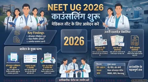 NEET UG Counselling 2026 आज से रजिस्ट्रेशन शुरू; तुरंत पढ़ें चॉइस लॉकिंग और फीस पेमेंट की पूरी गाइड