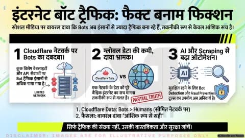 क्या सचमुच वेब पर इंसानों से ज़्यादा Bots हैं? वायरल दावे की पड़ताल में सामने आई पूरी तस्वीर