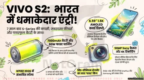 अगर आप भी प्लान कर रहे हैं नया 5G स्मार्टफोन, तो थोड़ा ठहरिए! तुरंत जानें Vivo S2 के डिस्प्ले, कैमरा और फीचर्स