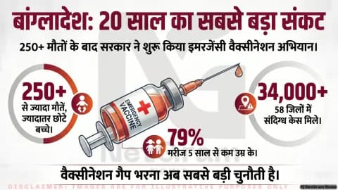 बांग्लादेश में खसरा महामारी का कहर, 20 साल में सबसे घातक स्थिति