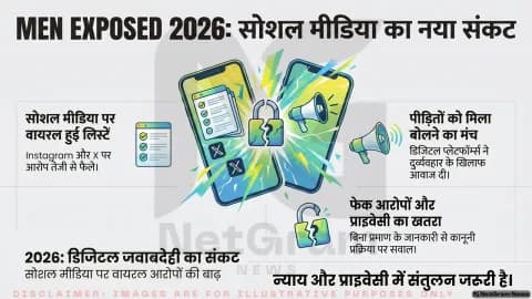 सोशल मीडिया पर वायरल ‘Men Exposed in 2026’ लिस्टों ने बढ़ाई बहस, आरोपों और जवाबदेही के बीच उठे कई सवाल