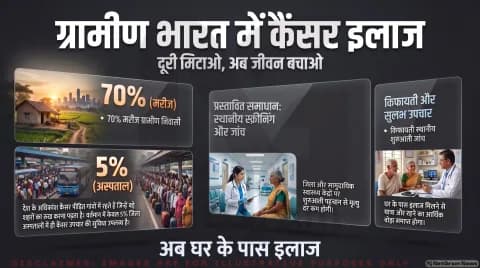 ग्रामीण इलाकों तक पहुंचेगा कैंसर का इलाज; Indian Cancer Society ने सरकार से की बड़ी सिफारिशें: Cancer Care Policy Alert 2026