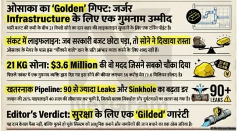 जापान के ओसाका शहर को गुमनाम दाता ने दिए 3.6 मिलियन डॉलर के सोने के बिस्कुट, पानी की व्यवस्था सुधारने में होंगे इस्तेमाल