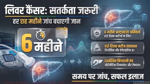 सिरोसिस और हेपेटाइटिस-B मरीज हर 6 महीने कराएं अल्ट्रासाउंड व AFP टेस्ट; एक्सपर्ट्स की सलाह: Liver Cancer Surveillance Alert 2026