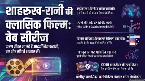 Shah Rukh-Rani की क्लासिक फिल्म अब बनेगी वेब सीरीज़, Karan Johar के खुलासे से बढ़ी फैंस की एक्साइटमेंट