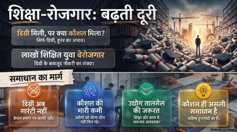 Education & Employment Gap: डिग्री बनाम कौशल; तुरंत पढ़ें एक्सपर्ट्स की 5 सबसे बड़ी सिफारिशें