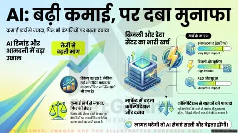 AI से कमाई बढ़ रही है, लेकिन कंपनियों की कमाई पर अभी भी बना हुआ है दबाव