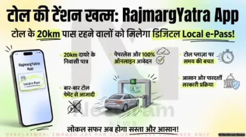 अब बिना कागज़ दिखाए और लाइन में लगे बनेगा लोकल पास! जानिए RajmargYatra App का यह नया फीचर कैसे करेगा काम