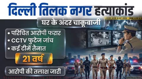 आरोपी की तलाश में कई टीमें गठित, एडिशनल डीसीपी का बयान और CCTV फुटेज की जांच तेज : Tilak Nagar Murder Live Updates