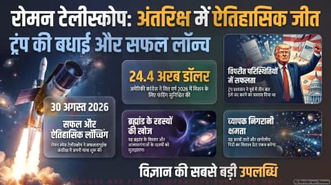 NASA Roman Telescope Alert: सफल लॉन्चिंग के बाद पीसी में डोनाल्ड ट्रंप का सरप्राइज कॉल; तुरंत पढ़ें इनसाइड रिपोर्ट