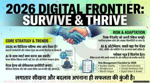 2026 की बदलती दुनिया से डिजिटल प्रोफेशनल क्या सीख सकते हैं? संकट, टेक्नोलॉजी और अवसरों के बीच नई सोच की जरूरत