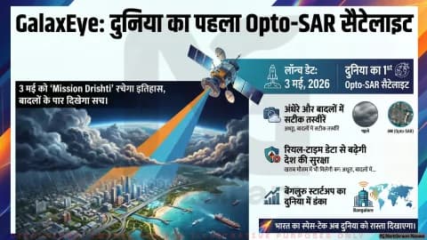 ‘Mission Drishti’ — भारतीय स्टार्टअप GalaxEye का दुनिया का पहला Opto-SAR सैटेलाइट लॉन्च के लिए तैयार