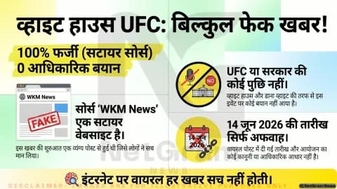 एरिका किर्क के व्हाइट हाउस UFC फाइट नाइट होस्ट करने का दावा भ्रामक, कोई आधिकारिक पुष्टि नहीं