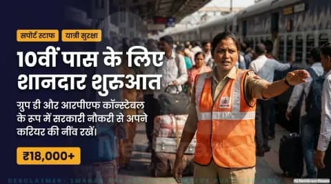 10वीं पास से ग्रेजुएट्स तक बंपर भर्तियां; जानिए पद, योग्यता, सैलरी और चयन प्रक्रिया: Railway Jobs for Women 2026 Tracker