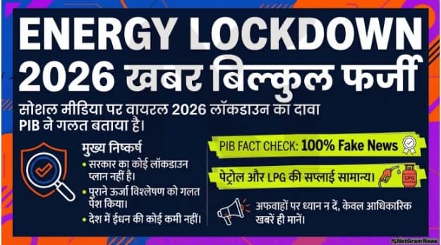 ‘Energy Lockdown 2026’ मैसेज फेक निकला: सरकार ने अफवाहों पर लगाई रोक