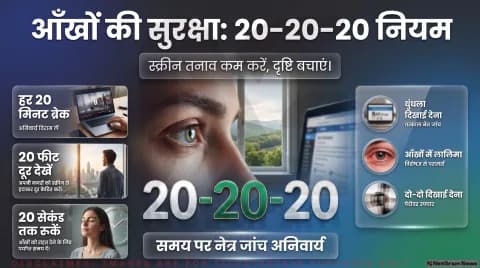 Eye Health Guidelines Alert: स्क्रीन पर काम करने वालों के लिए '20-20-20' फॉर्मूला; तुरंत पढ़ें पूरी हेल्थ एडवाइजरी