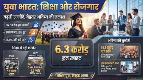 Youth Employment Alert: 30 साल से कम उम्र के 36.7 करोड़ युवा; तुरंत पढ़ें शिक्षा और रोजगार संकट की पूरी रिपोर्ट
