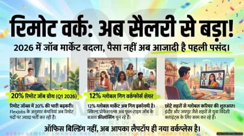 2026 में नौकरी चुनते समय सैलरी नहीं, रिमोट वर्क बना लोगों की पहली पसंद