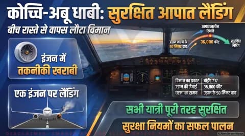 बीच रास्ते से वापस कोच्चि लौटी अबू धाबी फ्लाइट तुरंत पढ़ें इंजन ऑयल प्रेशर पर पूरी रिपोर्ट : Air India Express Flight Alert