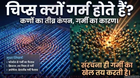 IIT इंदौर और RRCAT ने डिकोड किया फोनॉन व्यवहार; चिप कूलिंग में बड़ा कदम: Semiconductor Research Breakthrough 2026