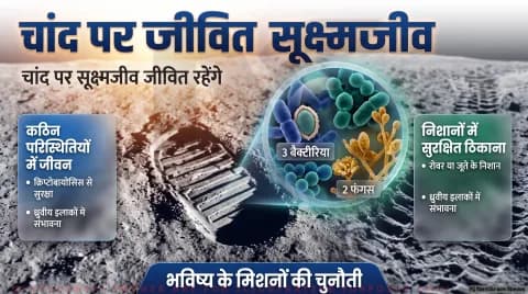 Lunar Microbiology Alert: चांद पर सुप्त अवस्था में रह सकते हैं धरती के सूक्ष्मजीव; NASA Science Report से तुरंत पढ़ें पूरी रिसर्च
