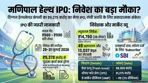 Manipal Health IPO Open Today: प्राइस बैंड ₹560-₹590 तय, जानिए GMP, लॉट साइज और लिस्टिंग से जुड़ी हर बड़ी बात!